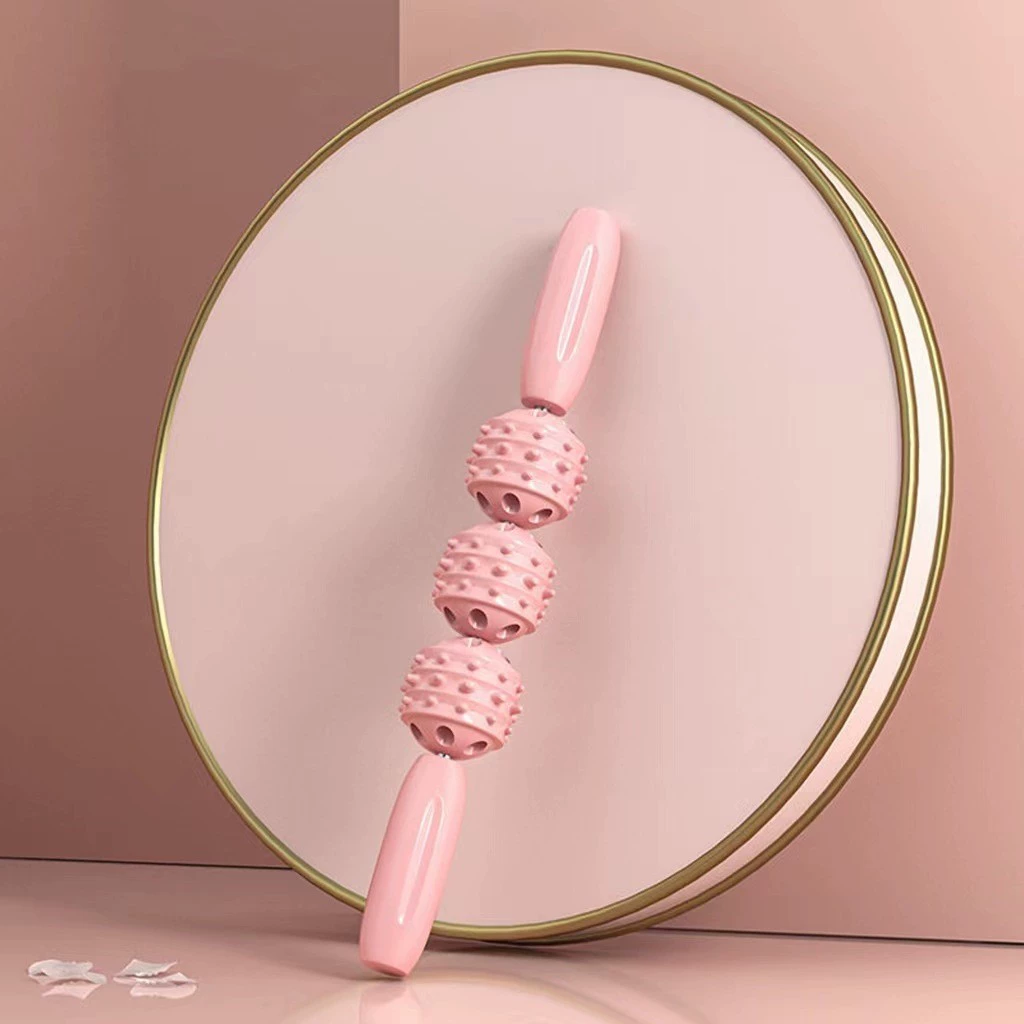 Массажный стержень ролик, fascia stick, Многошариковый 3/4/5/10 опций, 36,3 см для икр и ног