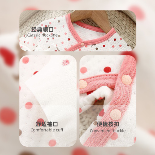 Newborn baby air cotton boneless jumpsuit long-sleeved crawler suit winter cross-border papamama baby clothes