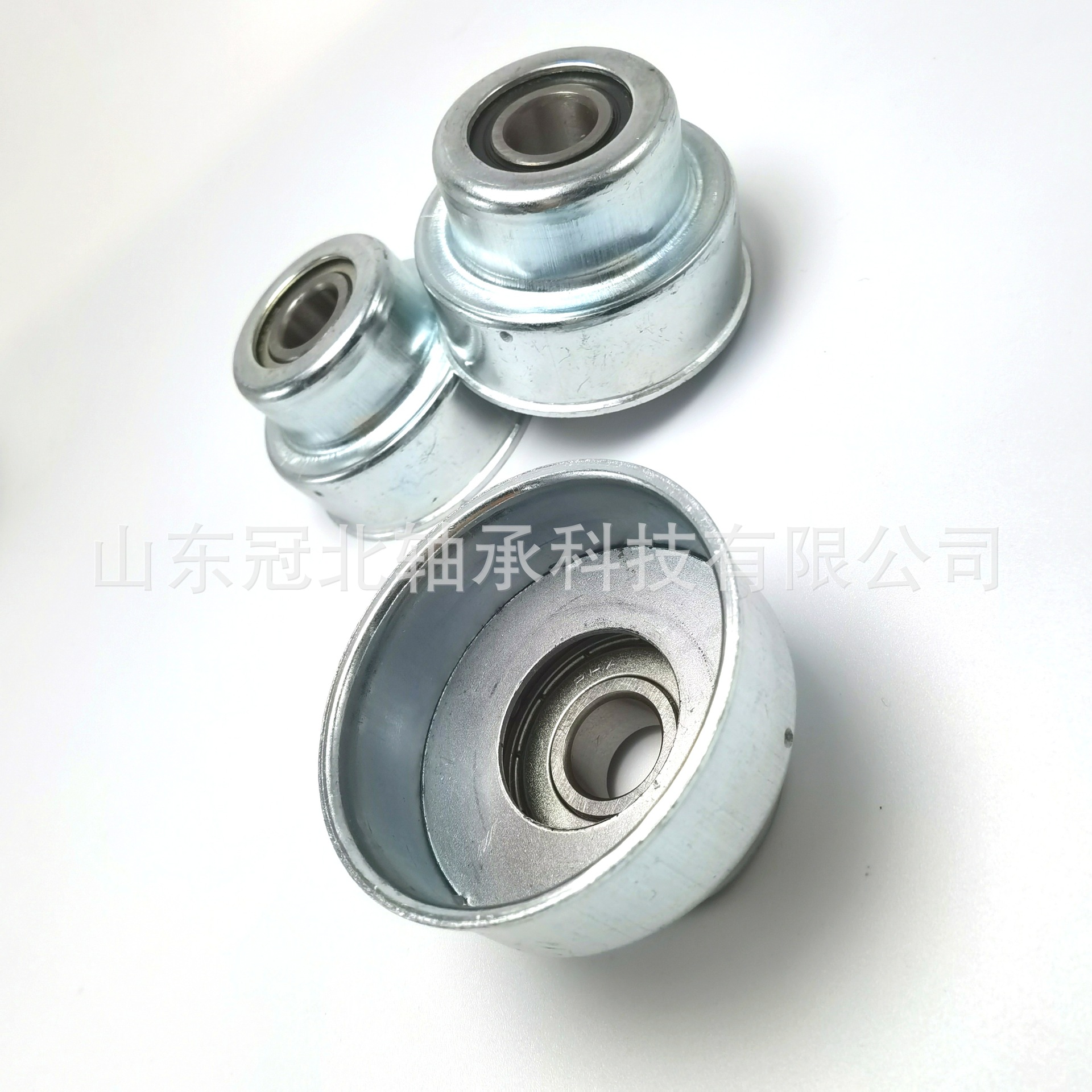 机械精密托辊轴承 托辊用轴承 尼龙塑料镀锌滚筒用端盖轴承