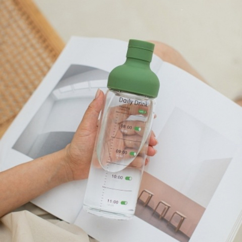 Taza de agua de alto valor nominal, escala de tiempo de red, taza de vidrio, taza de café portátil, taza de agua potable, taza de té filtrada