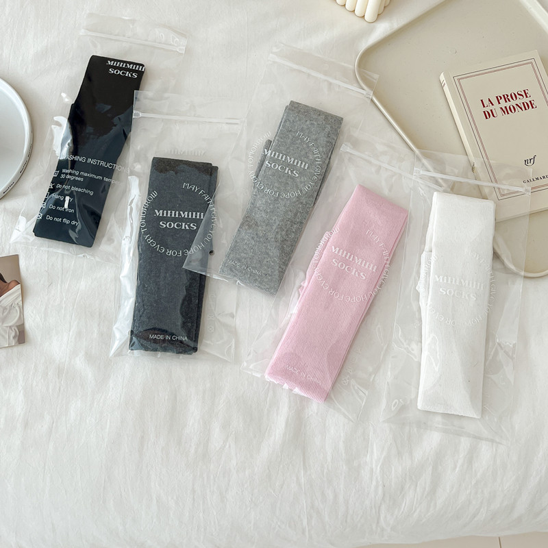 帮手描述图:踩脚长筒袜女薄款过膝袜空调护腿袜套百搭透气小腿堆