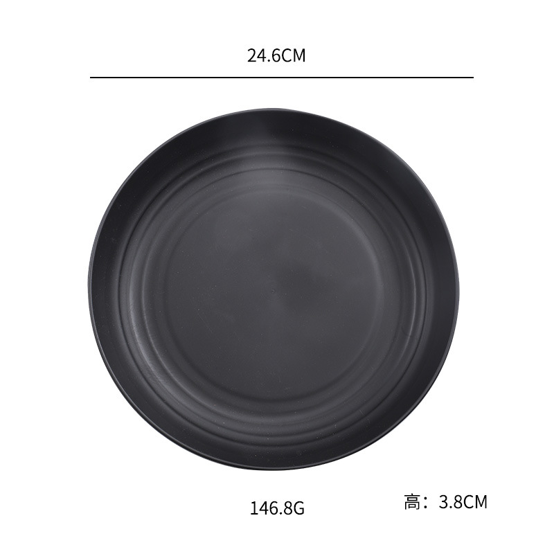 Juego de Vajilla de Paja de Trigo de Plástico para Cocina y Comedor image 9