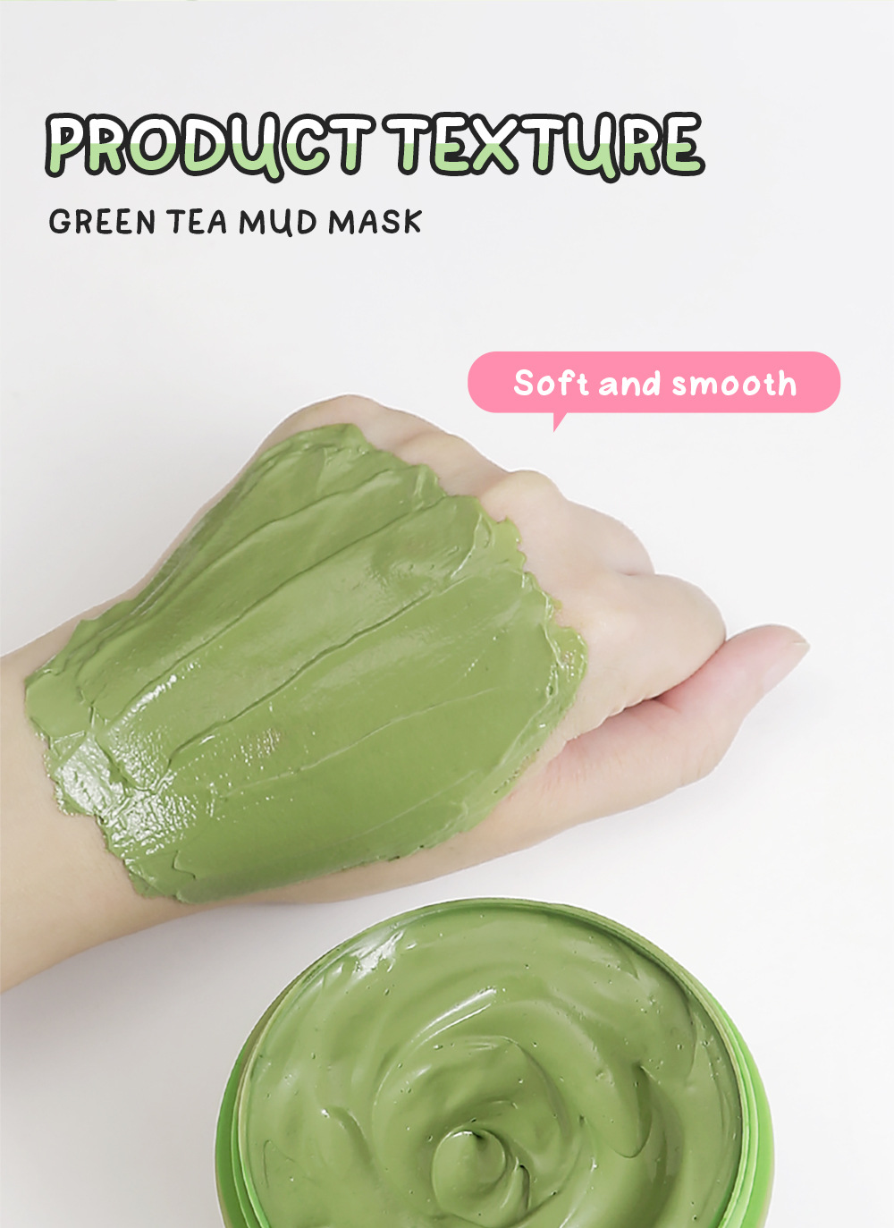 Cross-border fenyi Green Tea Mud Mask 100g(Indonesian Version) Cleansing, Hydrating and Moisturizing Skin Care Product Manufacturer in stock undefined