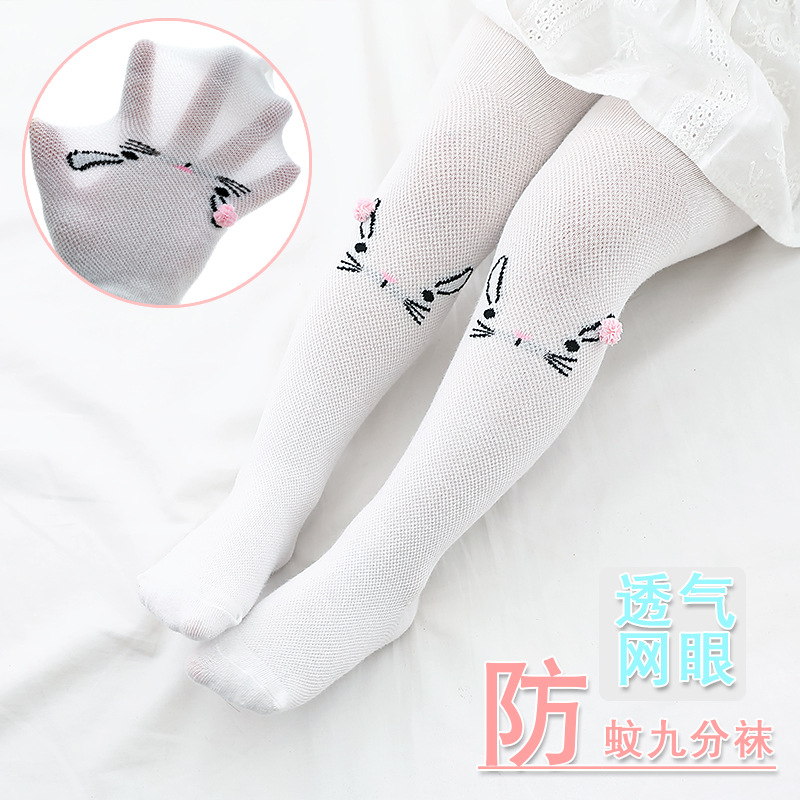 Infants baby new pattern Pantyhose A summer Kitty Mesh Pantyhose Children girl children Hollow Stockings