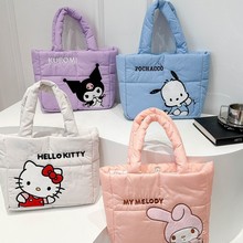 卡通新款羽绒棉手提包可爱抓机娃娃毛绒包少女心纳腋下包厂家直销