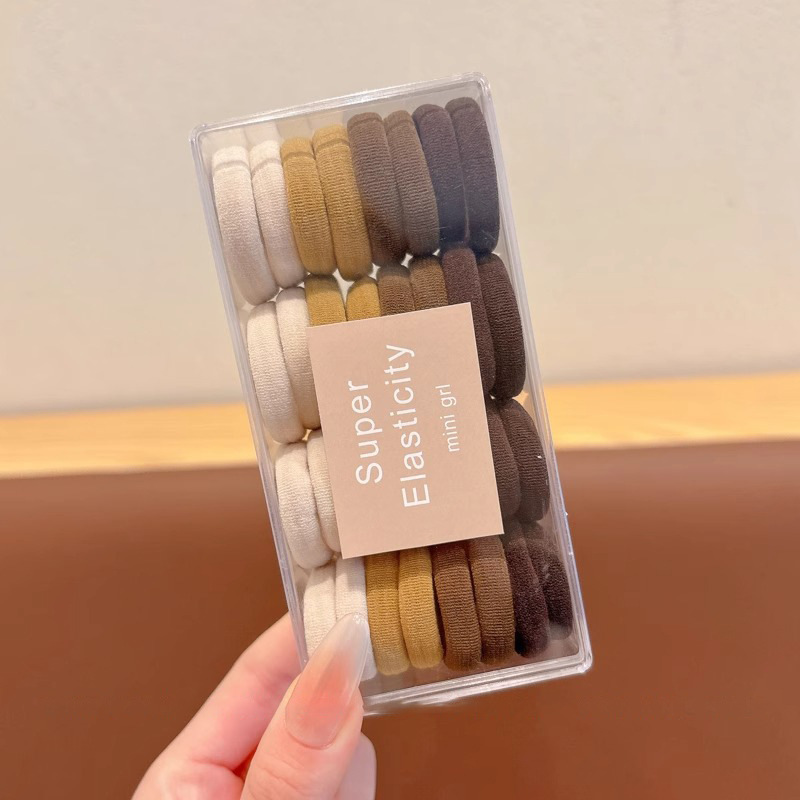 Niños cuerdas de cabello de dopamina de color niñas cuerdas de cabello de correa de cabello anillo de cabello bebé de alta elasticidad no lesiones cabello