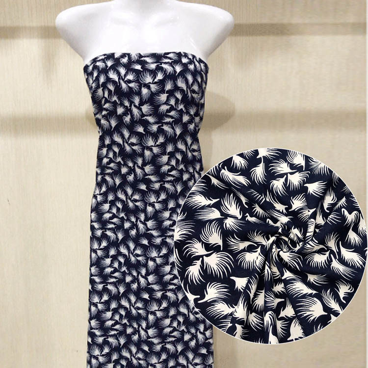 Al por mayor de alta calidad 45s viscose tela de rayon plano vestido