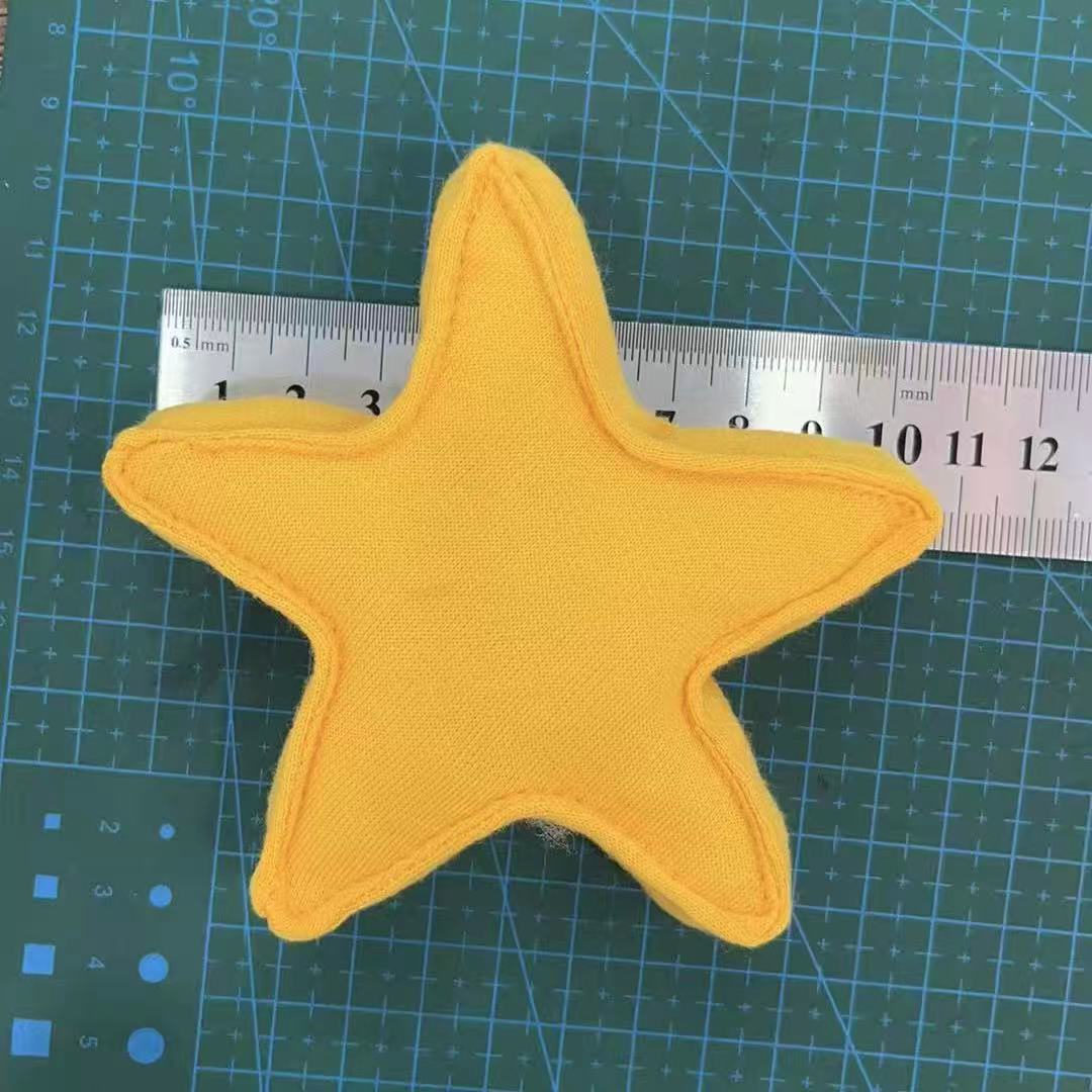 网红11cm充棉五角星星星饰品配件 diy卫衣配饰材料 服装辅料装饰