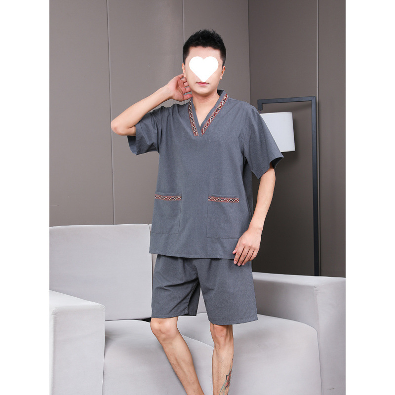 새로운 공마 칸 김이 의류 여성 커플 플러스 사이즈 남성 사우나 의류 발 치료 가게 목욕 마사지 목욕 가운 MEIMEI