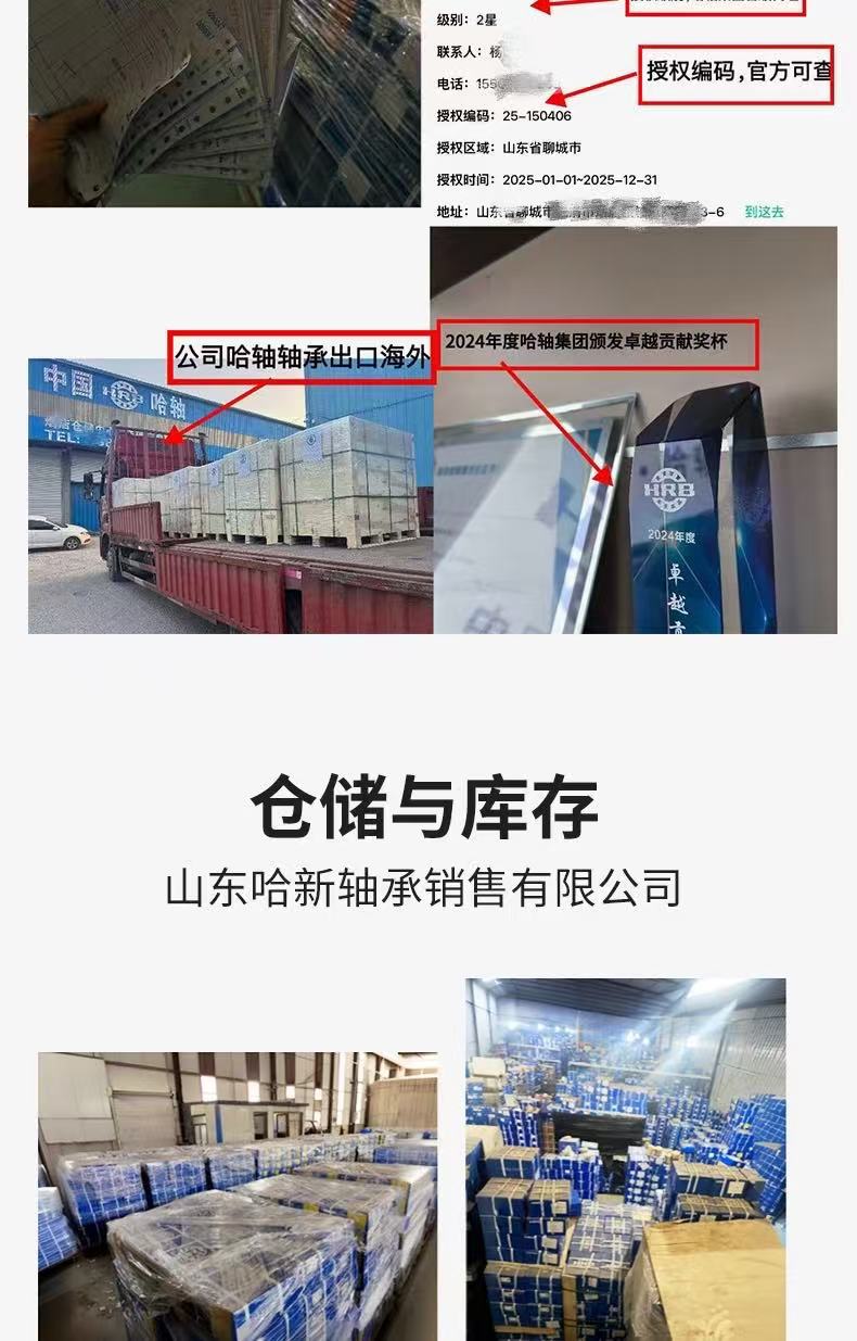 Heavy-Duty Wear-Resistant Hrb Harbin Bearings 32204 32205 32206 Automotive Differential Drive Shaft Bearings