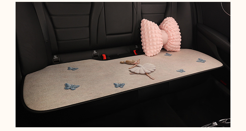 26 New Cartoon Four-Season Fur Car Seat Cushion Sets, Universal Style for Dancing Girls