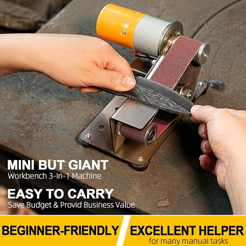 Electric Sharpener 15 Degree Belt Grinder Multifunctional