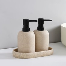 工厂创意简约洗手液瓶浴室树脂酒店洗手液按压分装瓶洗发水沐浴露