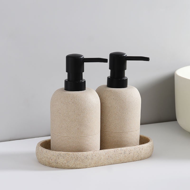 工厂创意简约洗手液瓶浴室树脂酒店洗手液按压分装瓶洗发水沐浴露