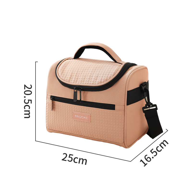 Bolsa de almuerzo de alto valor facial bolsa de oficina almuerzo bolsa de almuerzo bolsa de almuerzo bolsa de almacenamiento de leche gruesa un solo hombro bolsa de aislamiento de picnic al por mayor image 14