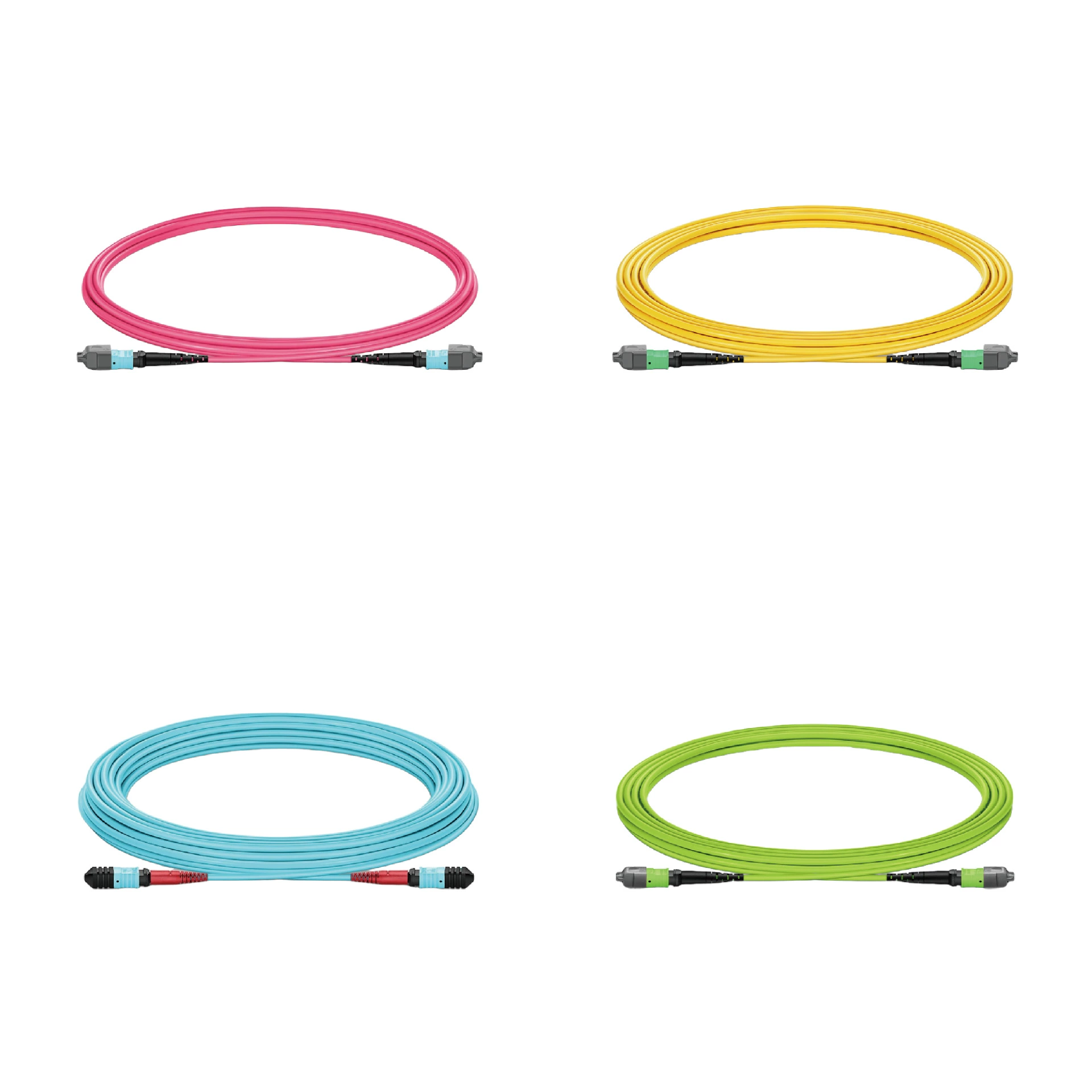 Оптический кабель-переходник 100G MPO, многомодовый, 8/12 волокон, в оптической оплетке, для центров обработки данных, высокоскоростная передача данных для модулей QSFP