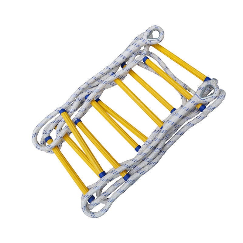 绳梯软体消防软体逃生梯攀爬训练家用高空作业便携式安全爬梯代发