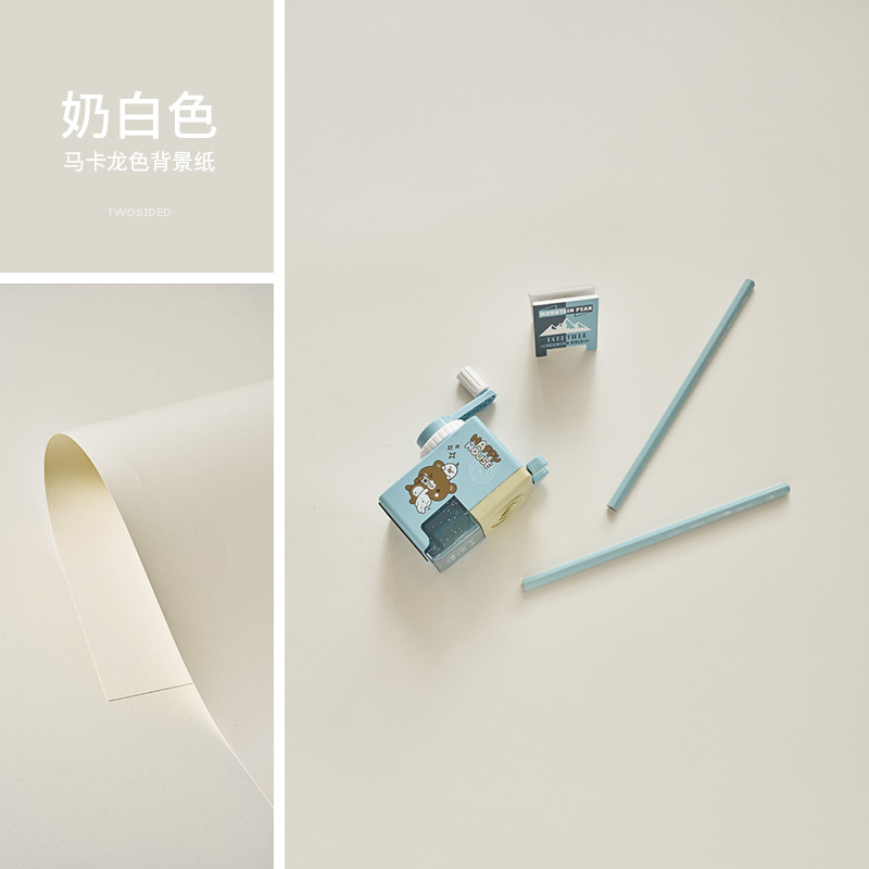 Papel de fondo de fotografía profesional de color macaron para props de fotografía de productos de naturaleza muerta de fondo de fotografía de color sólido papel de papel blanco y negro