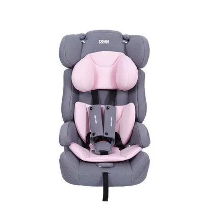 September~12 Years Old Kidsren's Car child safety seat - heart-girl-powder-large-space-ececc-double-certification-9-months-to-12-years-old