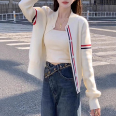 哥家商场同款女装2025秋季新款流行宽松显瘦气质减龄港风开衫上衣
