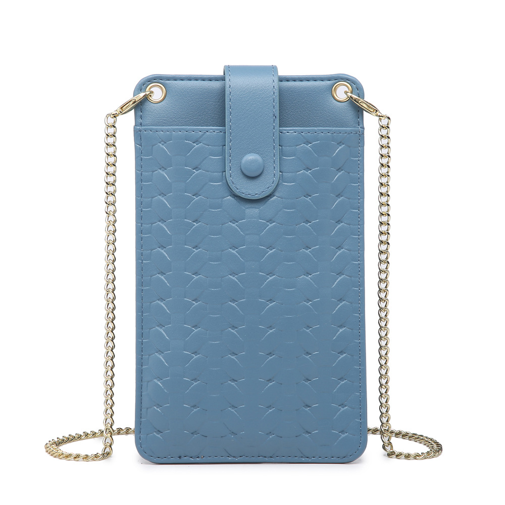 厂家直销外贸女包中东爆款压花手机包2020新款链条单肩包工厂批发|ms