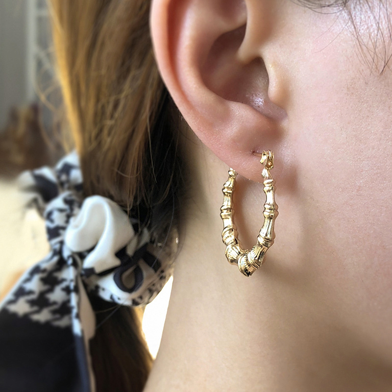 29g Weight No Inlaid Inlay Material Earrings Classification Housewarming, Anniversary, Business, Wedding, Travel, Birthday, Festival Occasion Iron Material Heart Pattern Unisex Gender Fashion Style Fashion Heart Iron No Inlaid Earrings 无