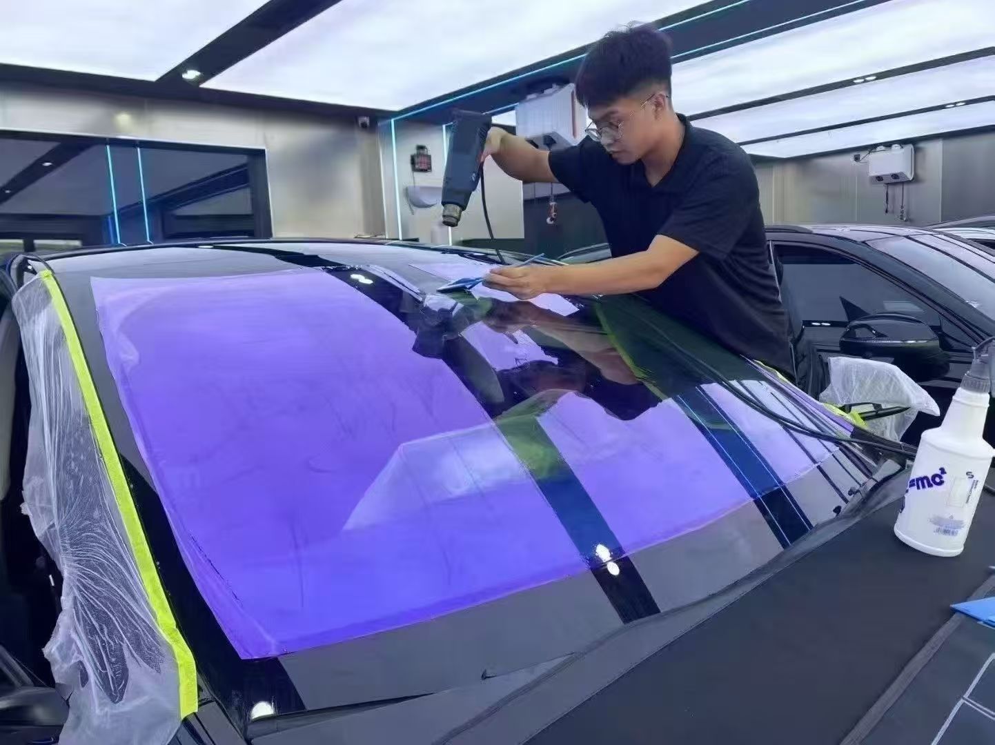 Colorful Chameleon Purple Series Car Solar Film Explosion-Proof Glass Film Sunscreen High Insulation Film Manufacturer Wholesale