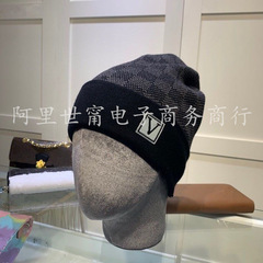 欧米風速売通ソースv字母成人帽保温ニットカーリングニット男性カーリング帽子スポット