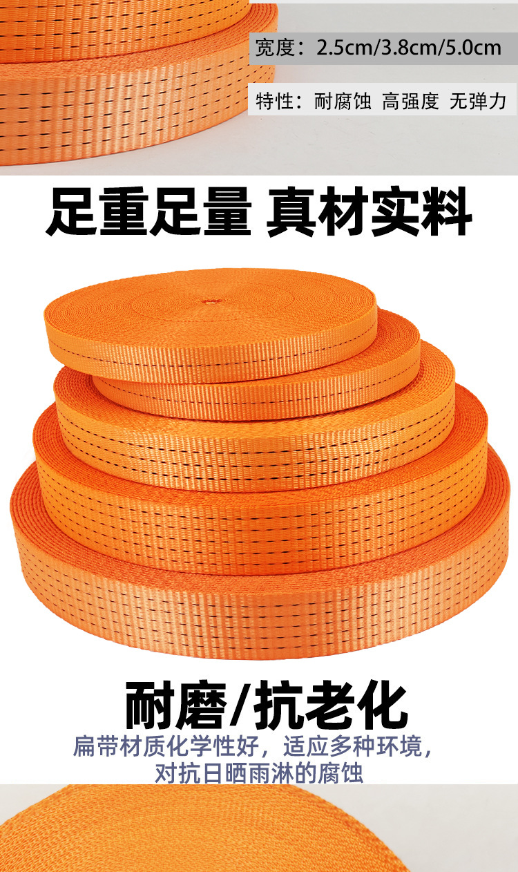 2.5CM 3.8CM 5CM High-Strength Polyester Lashing Strap