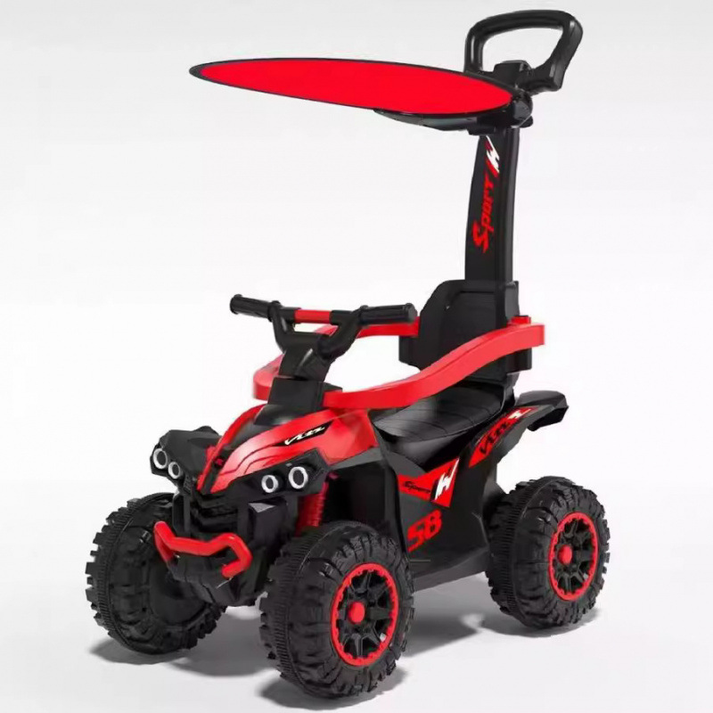 Exportación transfronteriza cochecito para bebés, andador para niños de 1 a 5 años, andador de empuje manual, coche de juguete, defensa lateral