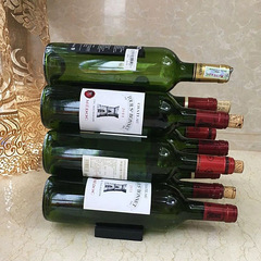ワイン収納棚シンプル家庭用プラスチック棚クリエイティブボトル飲料ボトル冷蔵庫置き棚