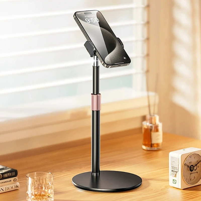 Универсальный мобильный телефон выделенный прямой эфир кронштейн многофункциональный подъем и свободный телескопический ленивый плоский рабочий стол металлический диск