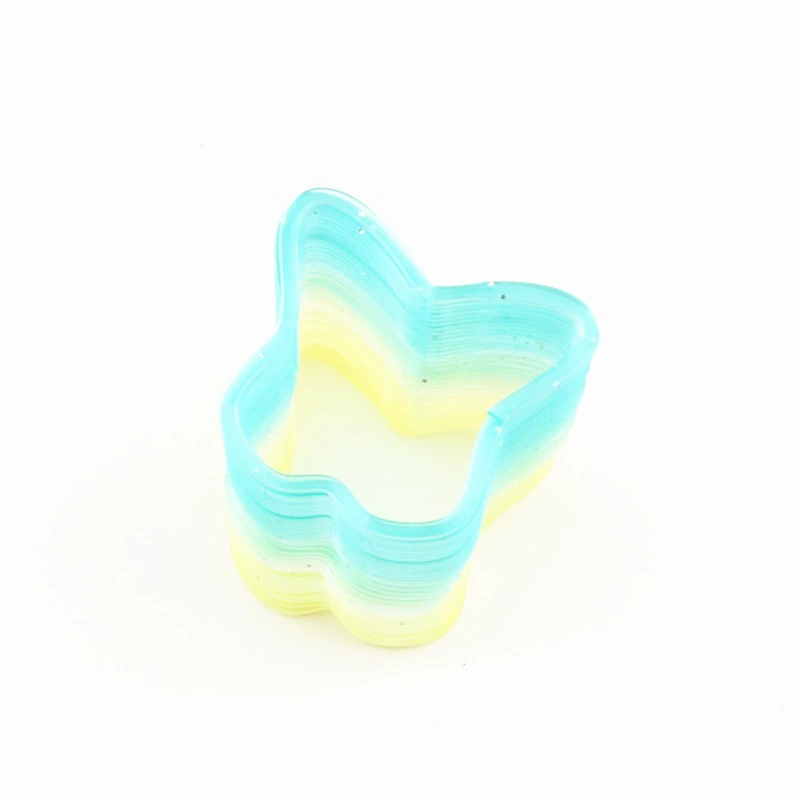 Яркая умная игрушка, пружинка Slinky, телескопическое волшебное эластичное кольцо для детсада, подарок на день рождения