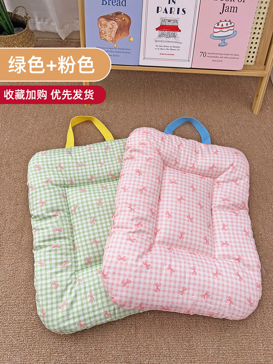 교대로 사용 가능한 리본 스타일 (녹색+분홍) 양면 사용 가능