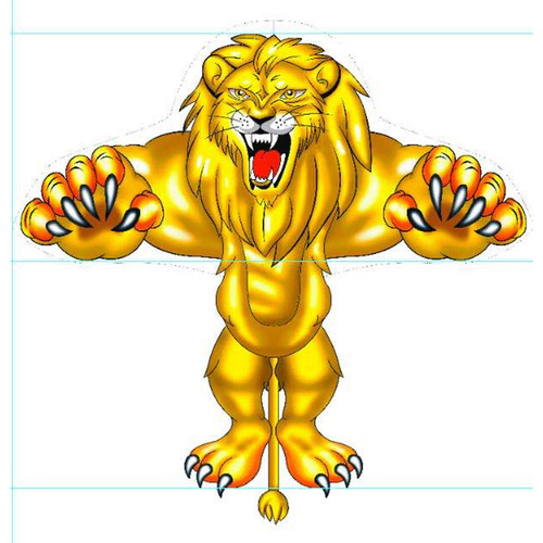 New tiger lion kite Weifang kite manufacturer has large supply and favorable conditions