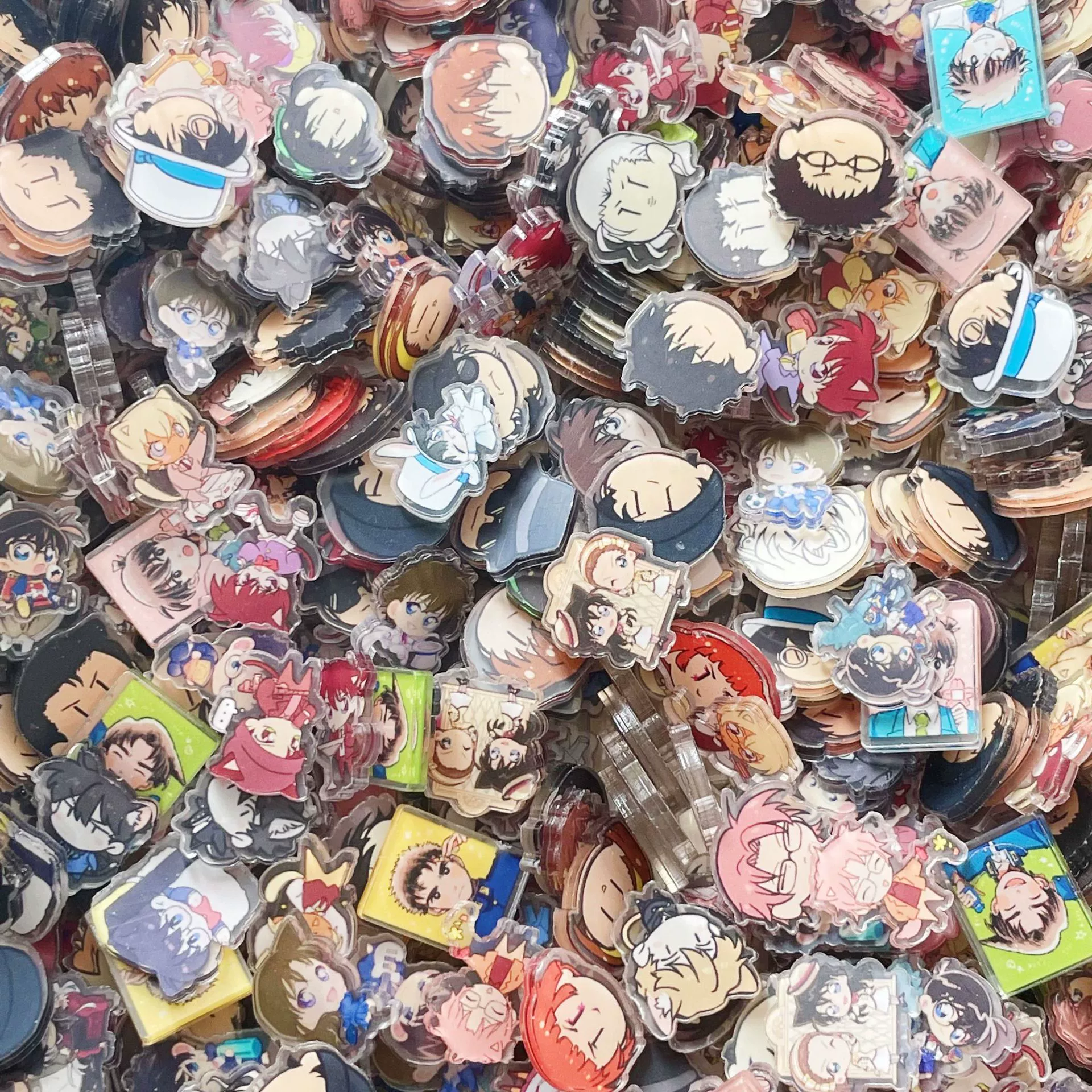 Коллекция 2 см взрыва Приобретение фильм DIY двусторонняя прозрачная мезанина милый аниме ручной материал оптом