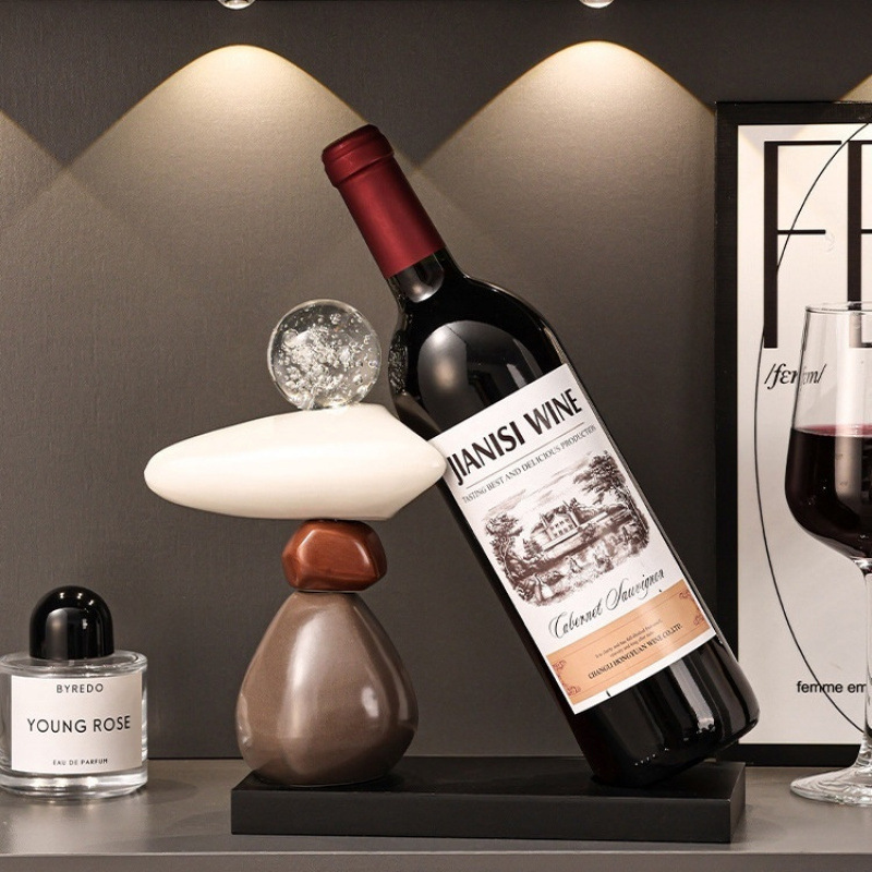 Red Wine Ornaments Wine Cabinet Decorations Accessible Luxury Tv Cabinet Living Room Home Accessories Meal Yj