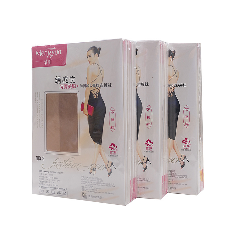 Mengyun 6138 summer ultra-thin stockings 6D silk feeling pantyhose extra large crotch anti-snagging transparent stockings