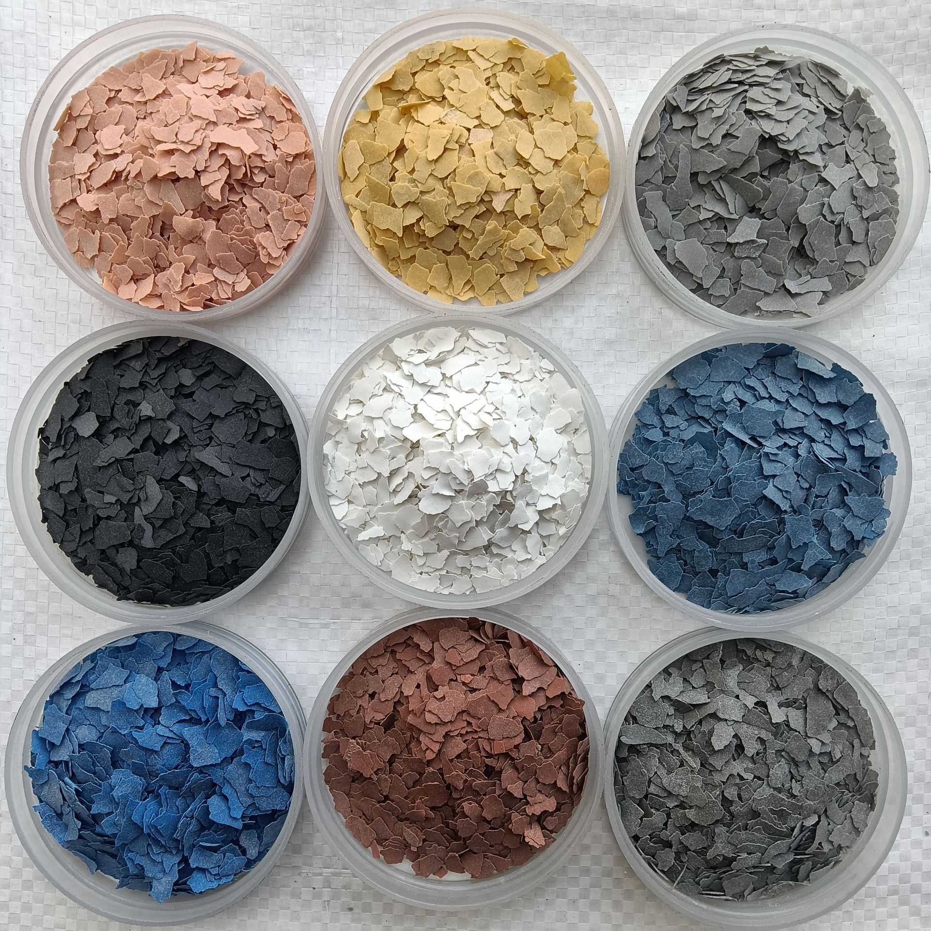 复合岩片 彩色岩片 真石漆地坪用彩片 美甲用岩片1-3mm 3-5mm