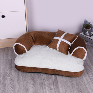 Factory in stock kennel winter warm removable washable pet sofa small medium large dog winter pet nest cat nest mat