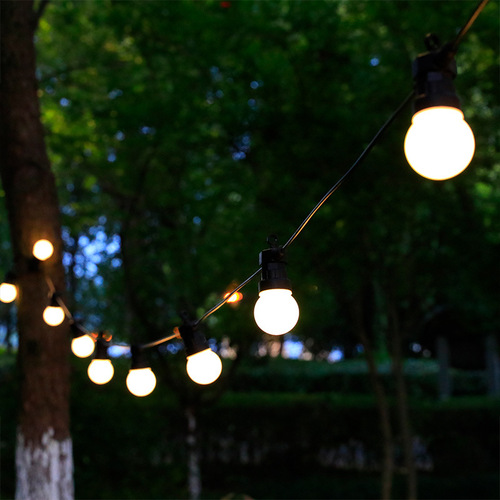 Amazon Best Selling Outdoor S14 Camping Tent Decorative Light G50 Tungsten Light Courtyard Christmas Solar Light String