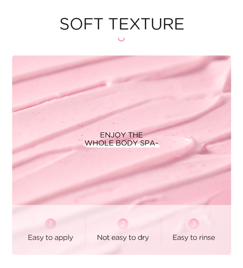Wholesale of cross-border Laicome Japanese Cherry Blossom Scrub 100g Body Exfoliating, Hydrating and Moisturizing Cream undefined