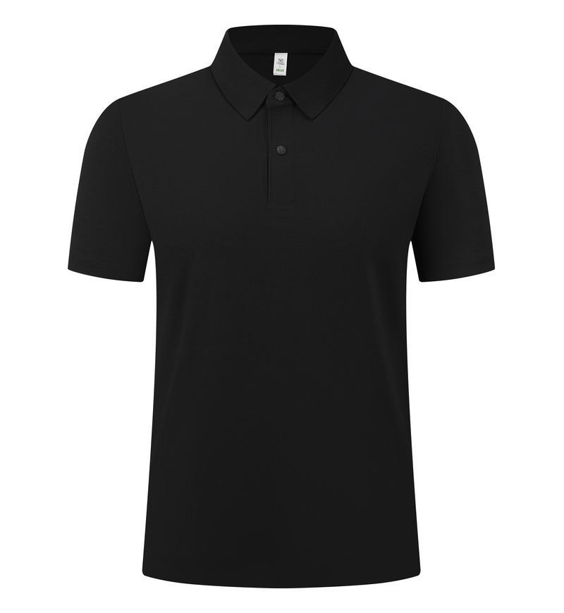 Camiseta de algodón de lana larga personalizada de alto nivel 60 amoníaco líquido algodón de doble cara 10A antibacteriano ropa de trabajo de alta gama impresa bordada