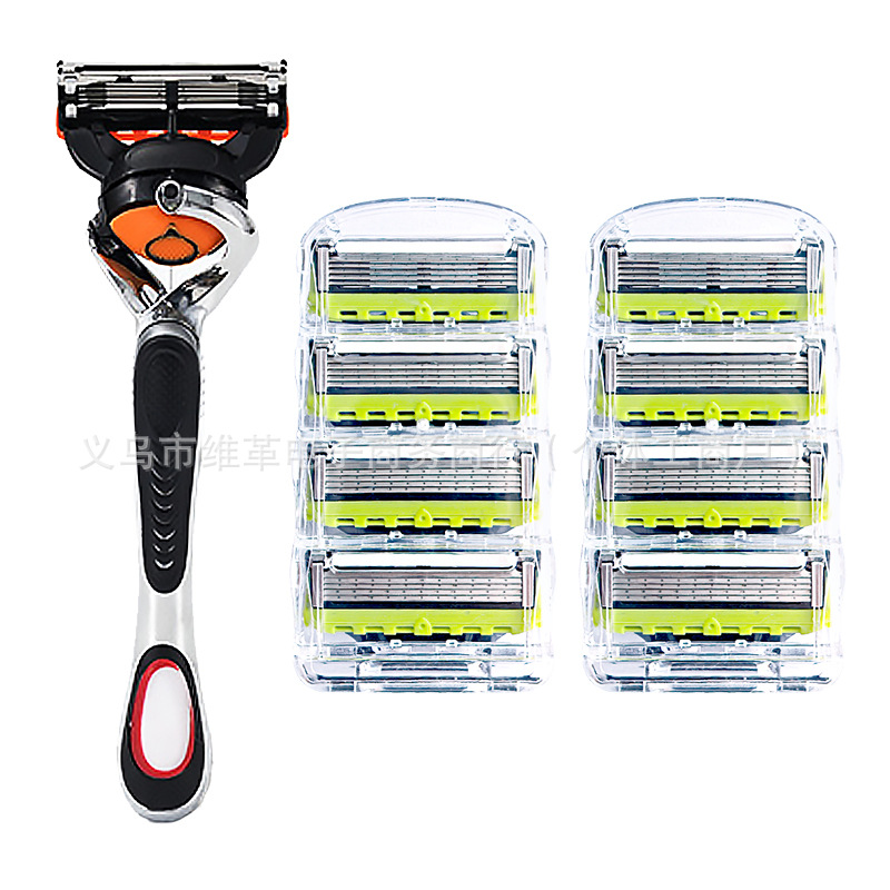 8 knife heads + 1 silver knife holder