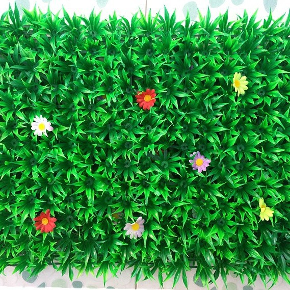 Planta artificial pared plástico falso césped planta verde decoración de la pared cifrado Milan sala de estar al aire libre paisaje artificial verde