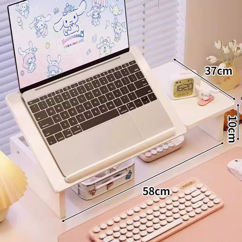 Soporte Elevador para Laptop y Computadora, Ajustable, Elevable, para Escritorio