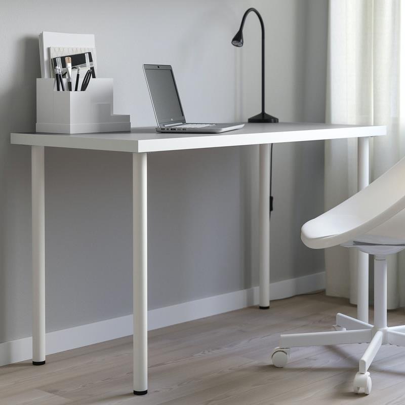 电脑桌办公桌子家用简易写字台书桌利蒙卧室长条桌学习桌化妆米柚