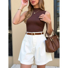 N 24481 Semi-high neck tencel camisole �������˿��������