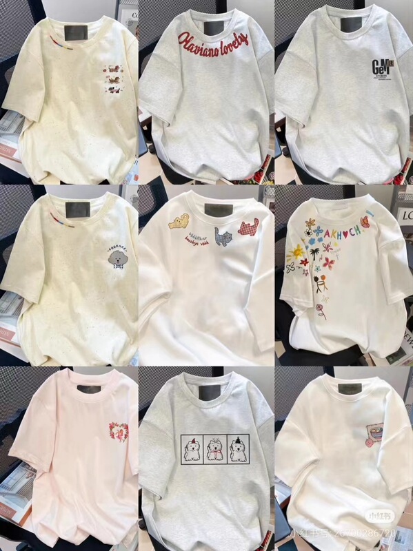 13 行 2025 夏の新韓国スタイル半袖 Tシャツ女性の綿ルーズ半袖トップス女性の卸売供給|undefined