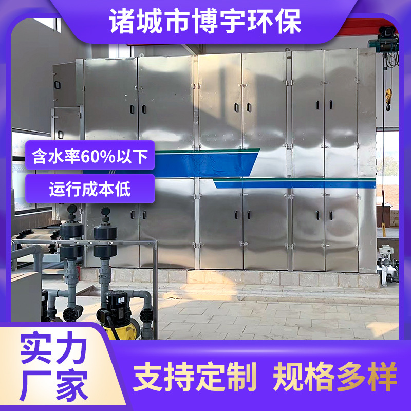 连续式高压污泥深度脱水一体机 水厂污泥深度高干脱水装置